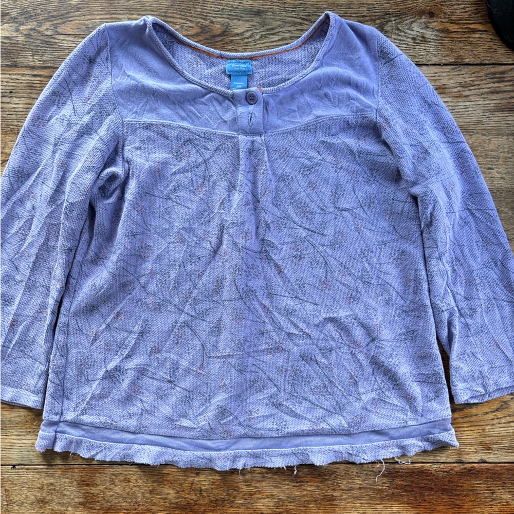 Simply Vera Wang Lavender lounge Top